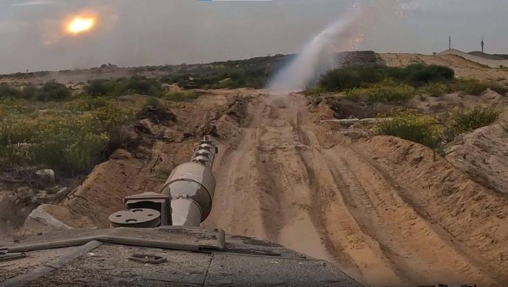 תיעוד מצריח הטנק: הפעולה הקרקעית בלב עזה